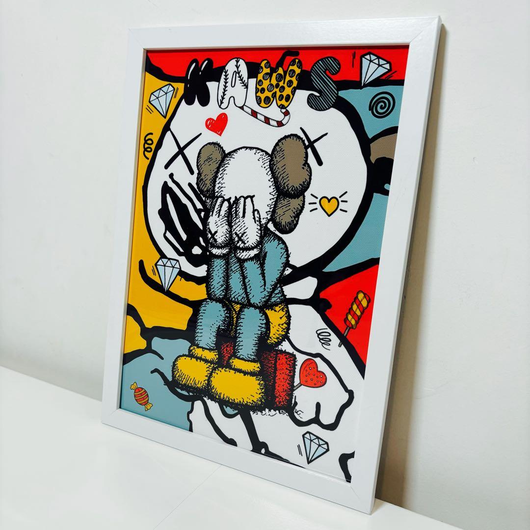 白額付きポスター】KAWS(カウズ)12ベアブリック(A4サイズ) - メルカリ
