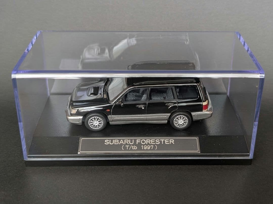 ハイストーリー 1/43 スバル フォレスター T/tb ブラックマイカ2トーン