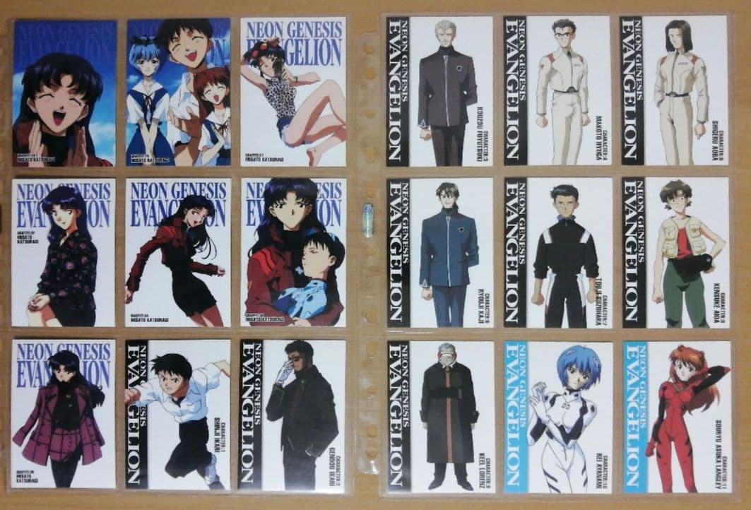 カードダスマスターズ新世紀エヴァンゲリオン第壱集 ノーマルカード