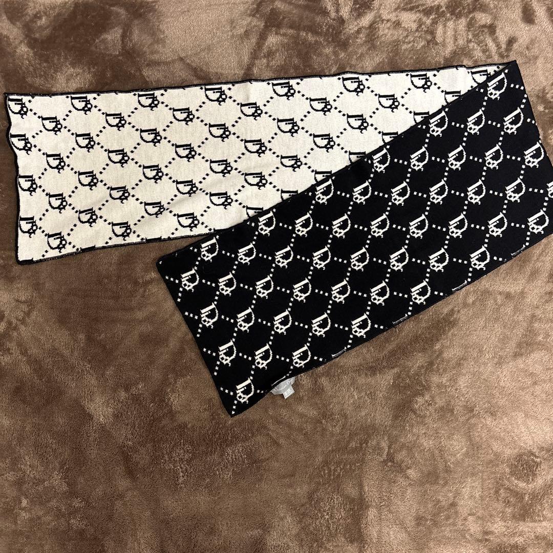 Christian Dior リバーシブルスカーフ Christian Dior ミッツァ J'ADIOR スカーフ リバーシブル トロッター