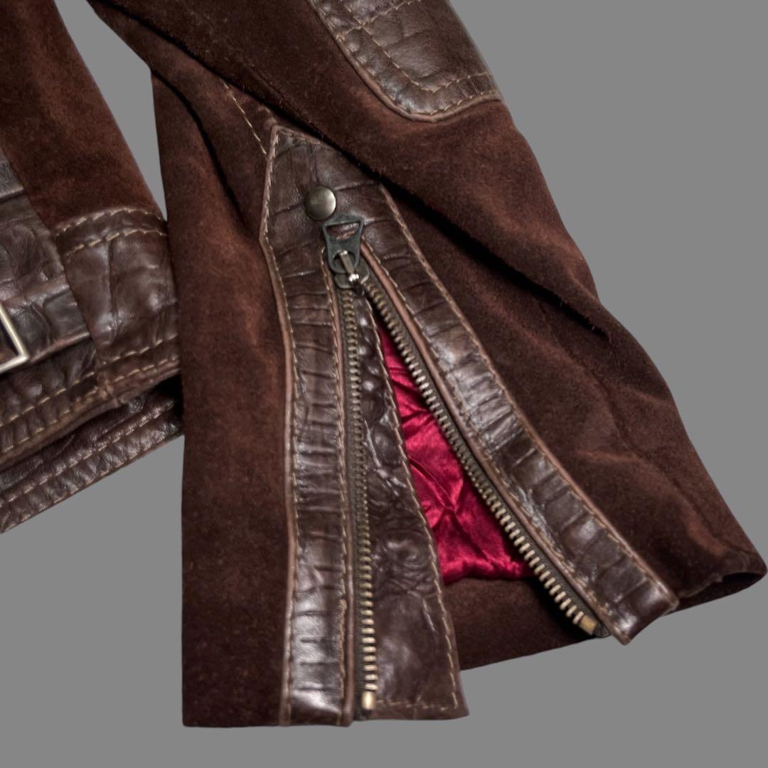 ARMANI Dragon leather blouson - メルカリ