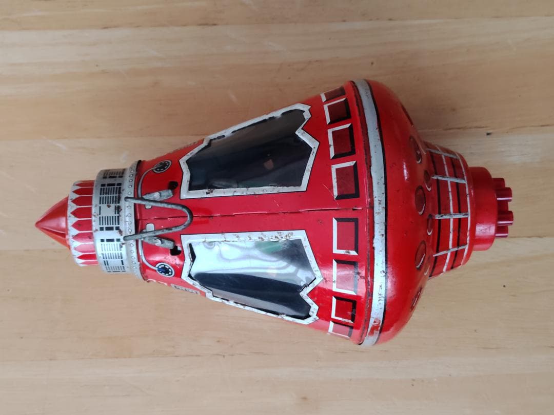 【当時物】ブリキ スペースカプセル フレンドシップ 7 堀川玩具