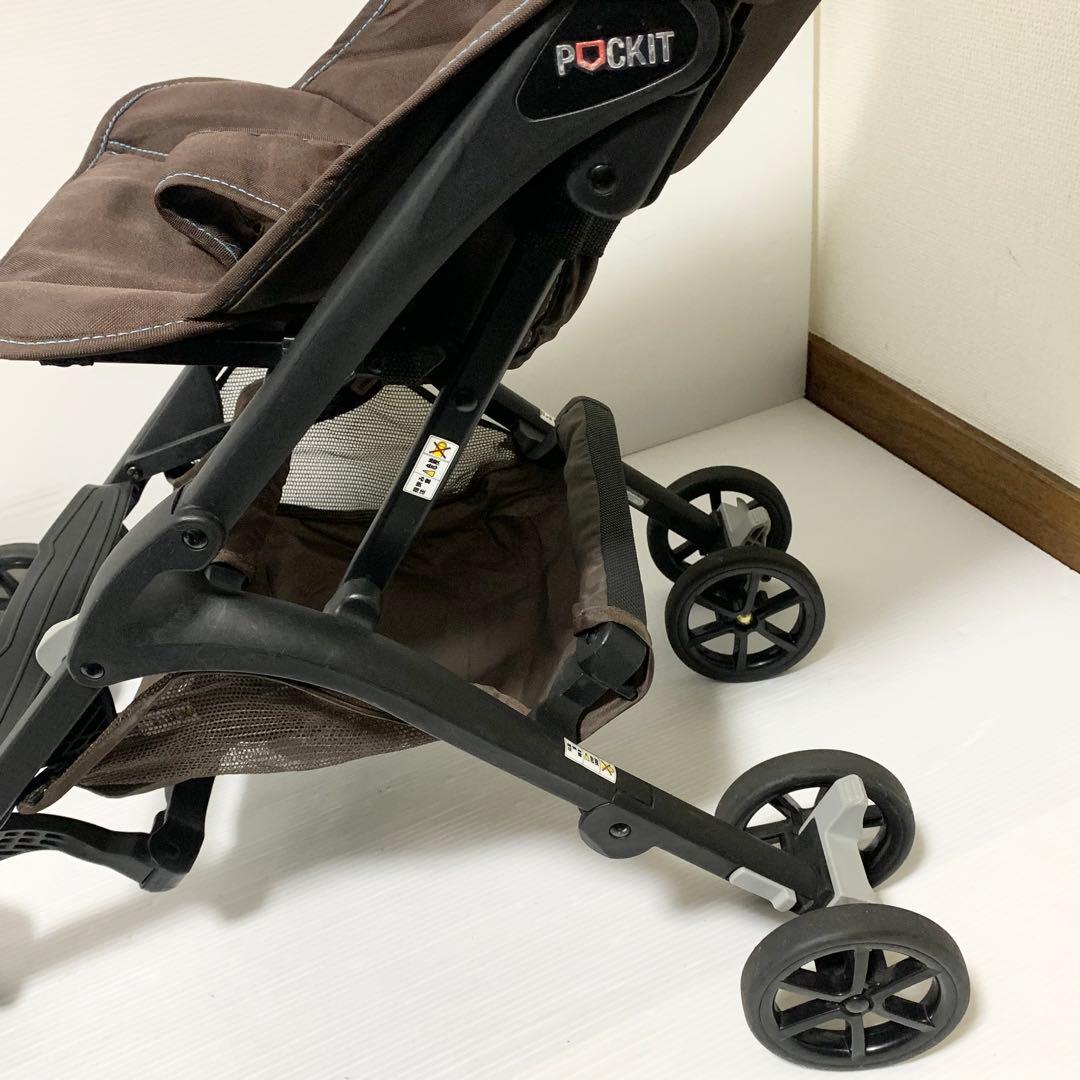 ポキット POCKIT ベビーカー ブラウン - メルカリ