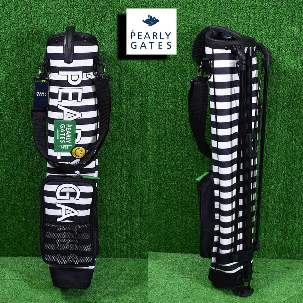 PEARLY GATES/パーリーゲイツ セルフスタンドケース【ボーダー】新品