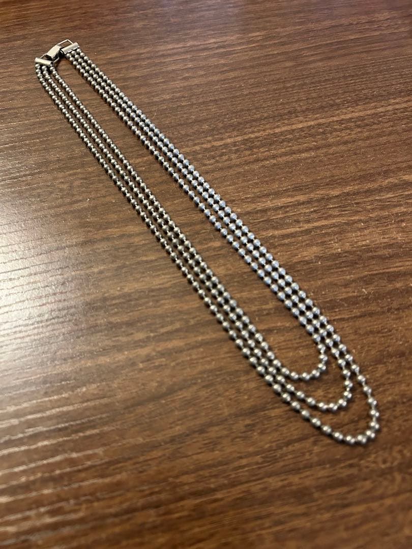 ナバホパール　インディアンジュエリー　ビンテージシルバーネックレス INDIAN JEWELRY / インディアンジュエリー] NAVAJO ナバホパール