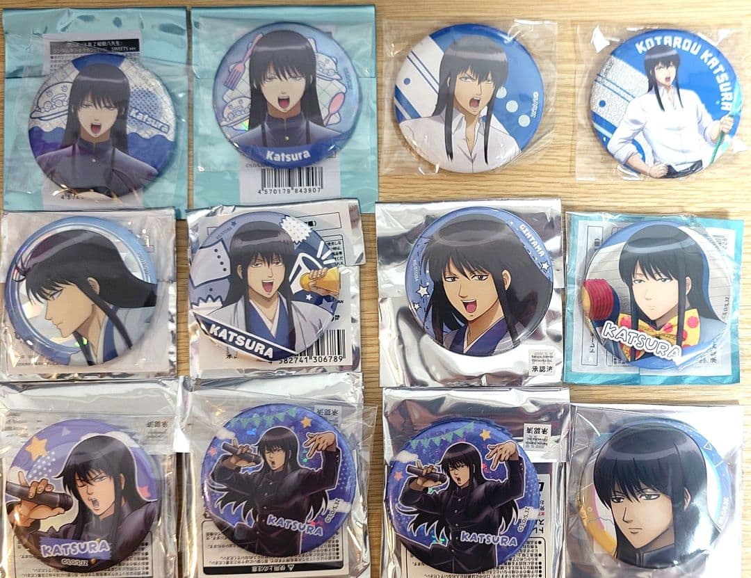 バラ売り可】銀魂 銀八 桂小太郎 缶バッジ - メルカリ