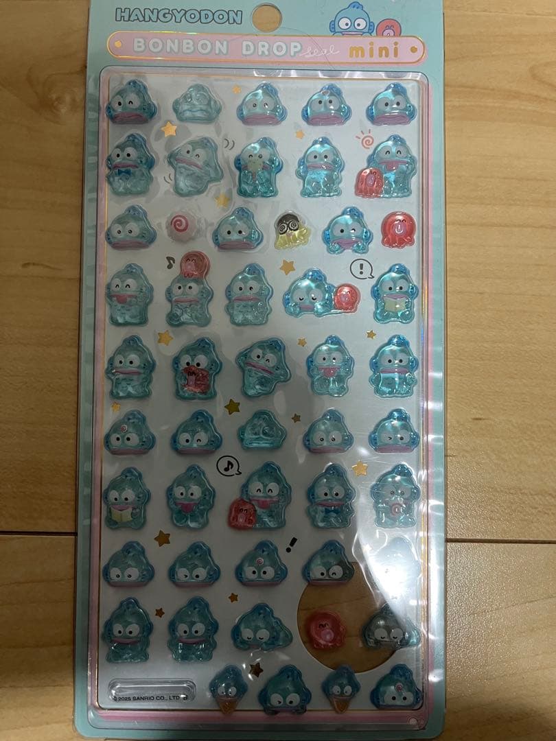 正規品】ボンボンドロップシール ミニ サンリオ 8種 ＋しずくちゃん4