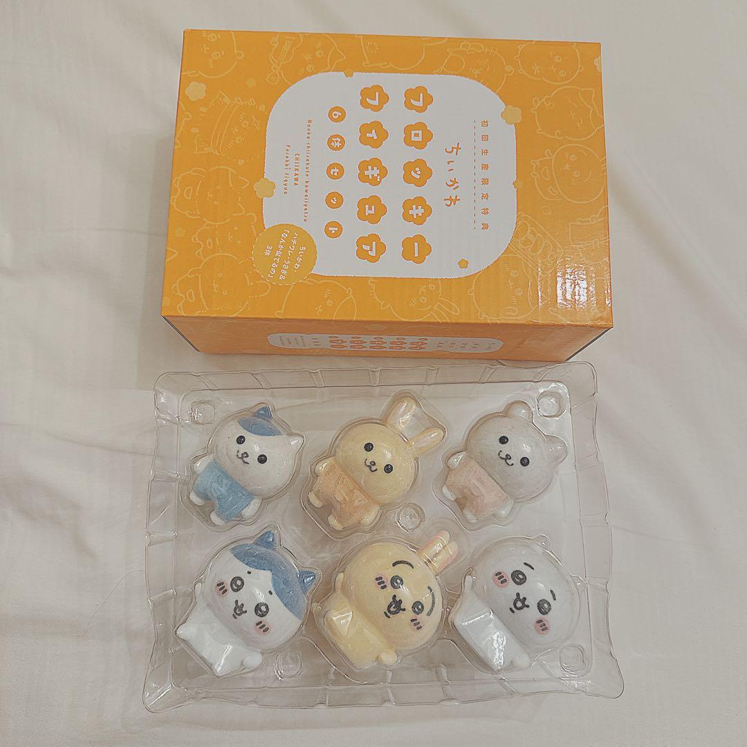 ちいかわ　なんとかバニア　フロッキーフィギュア　6体セット
