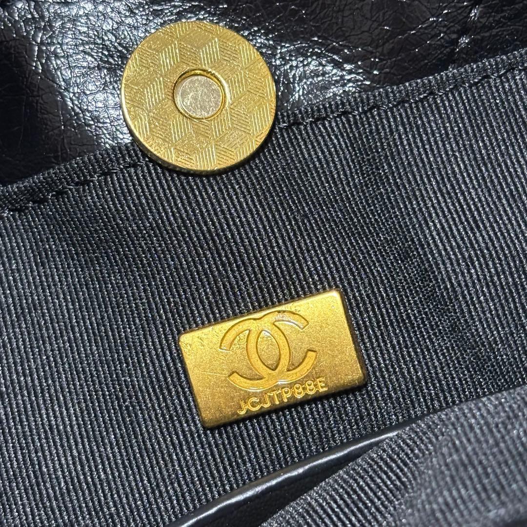 s*g様 CHANELノベルティチェーンショルダー2wayバッグエナメル加工