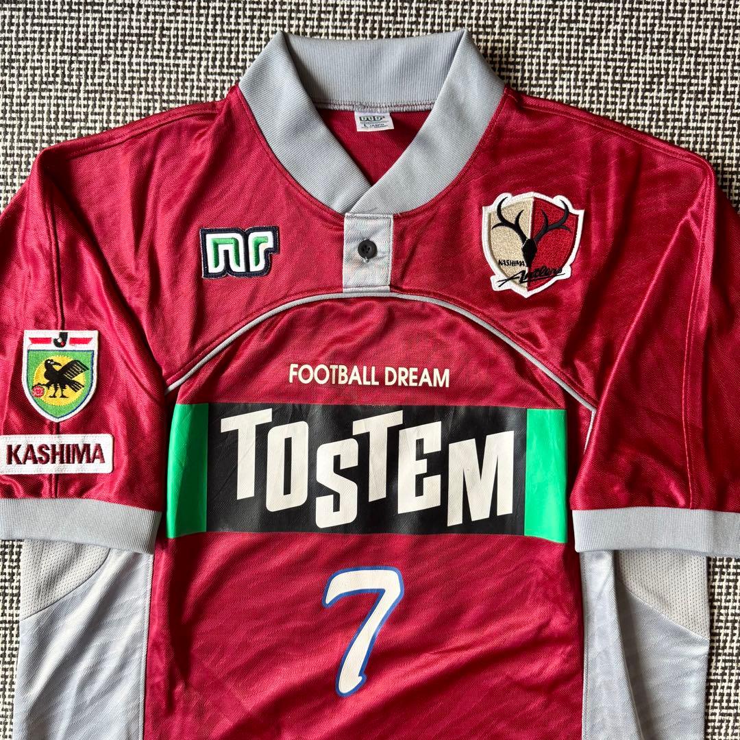 直筆サイン入り】相馬直樹 ＃7 鹿島アントラーズ 98／99（H