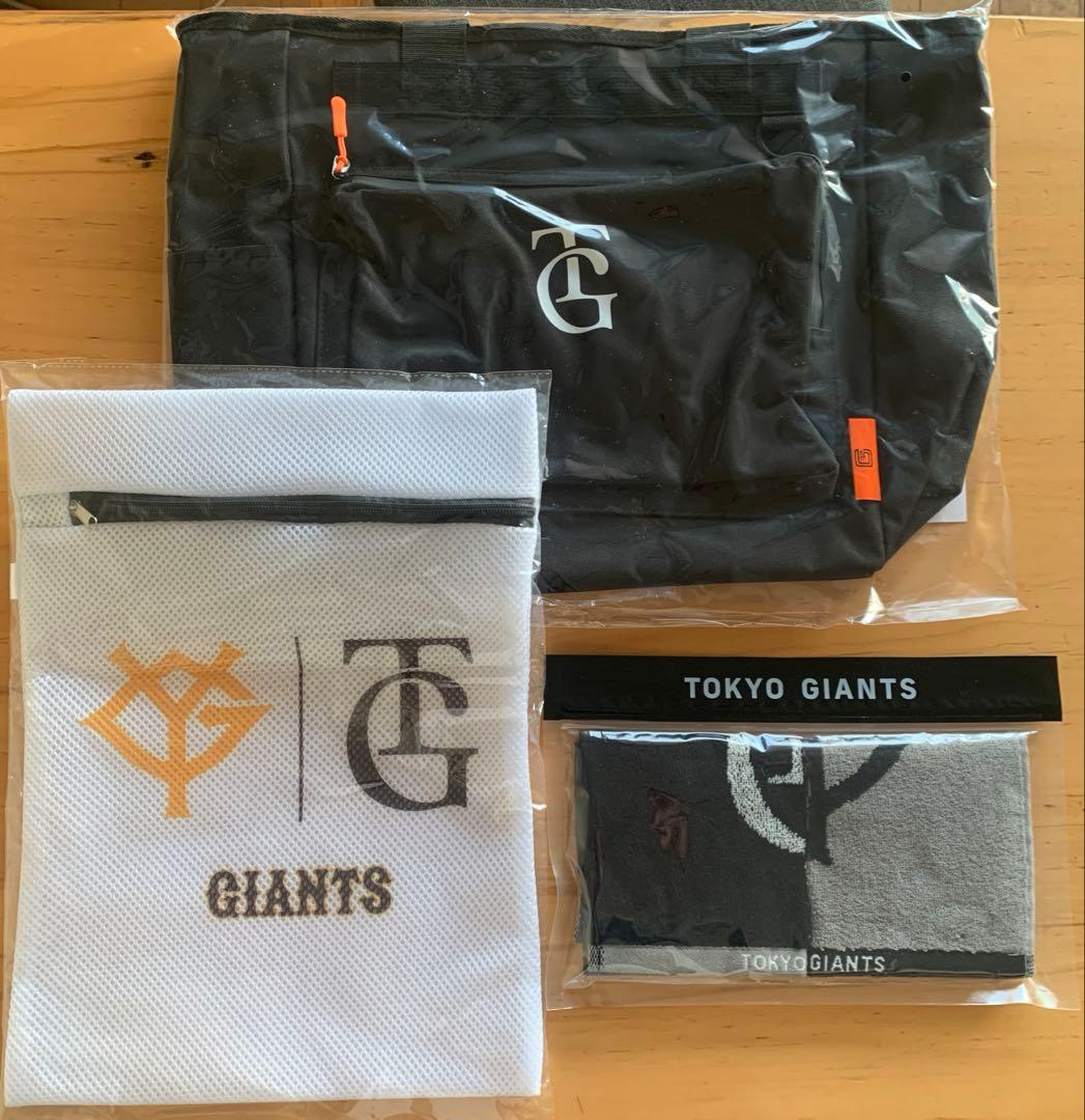 2025年 読売ジャイアンツファンクラブ 立体ポケットトートバッグ他3点