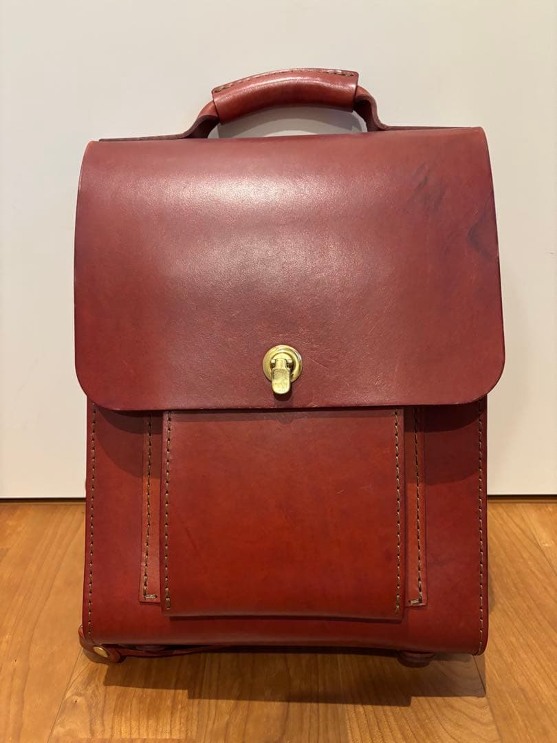 HERZ/ヘルツ 3WAY縦型バッグ（BC-105) 限定色ボルドー HERZ/ヘルツ 3WAY縦型バッグ（BC-105) 限定色ボルドー - メルカリ