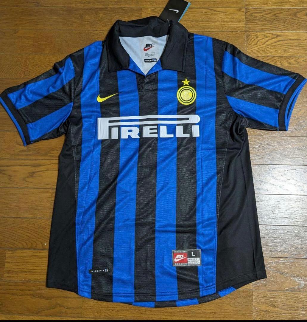インテル・ミラノ BAGGIO 10 ホームジャージ Amazon | 復古版 インテル・ミラノ 98-99 サッカー ユニフォーム 10番