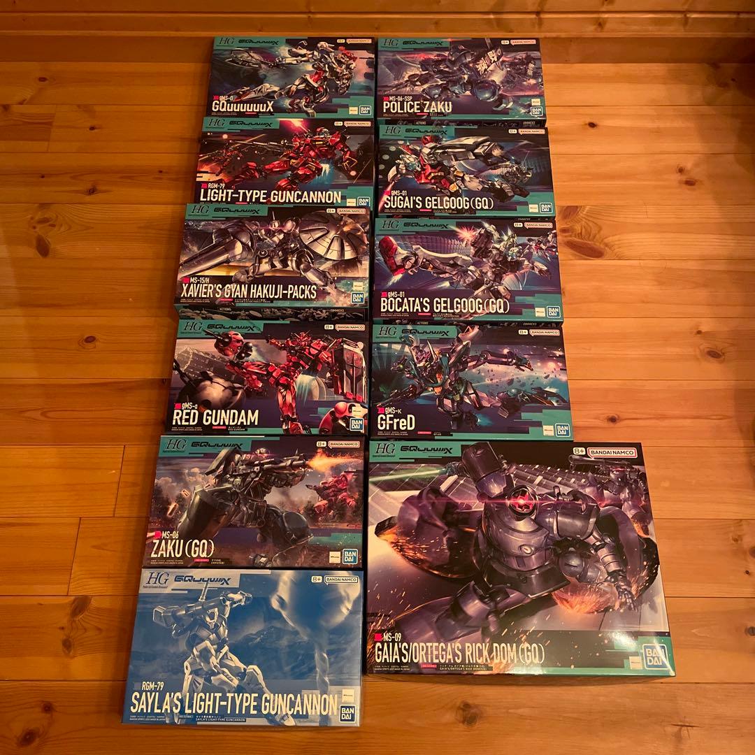 ガンプラ 11個セット ジークアクス HG GQuuuuuuX