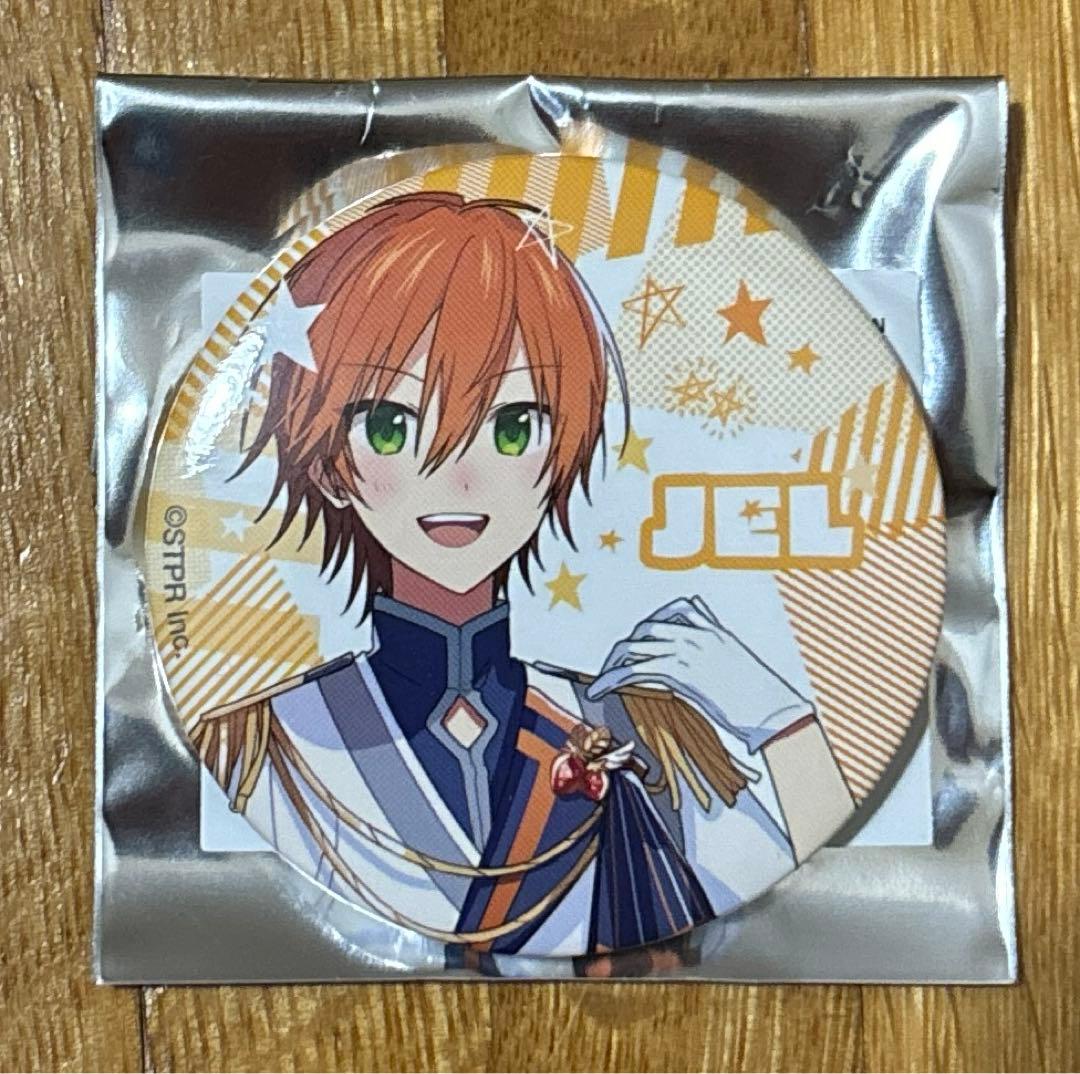 ジェルくん 王子様衣装 白 缶バッジ 等身 缶バッジカバーおまけつき