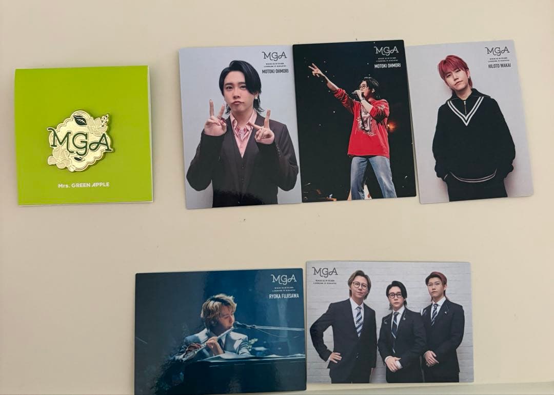 Mrs. GREEN APPLE バッチ、フォトカード、Tシャツまとめ売り