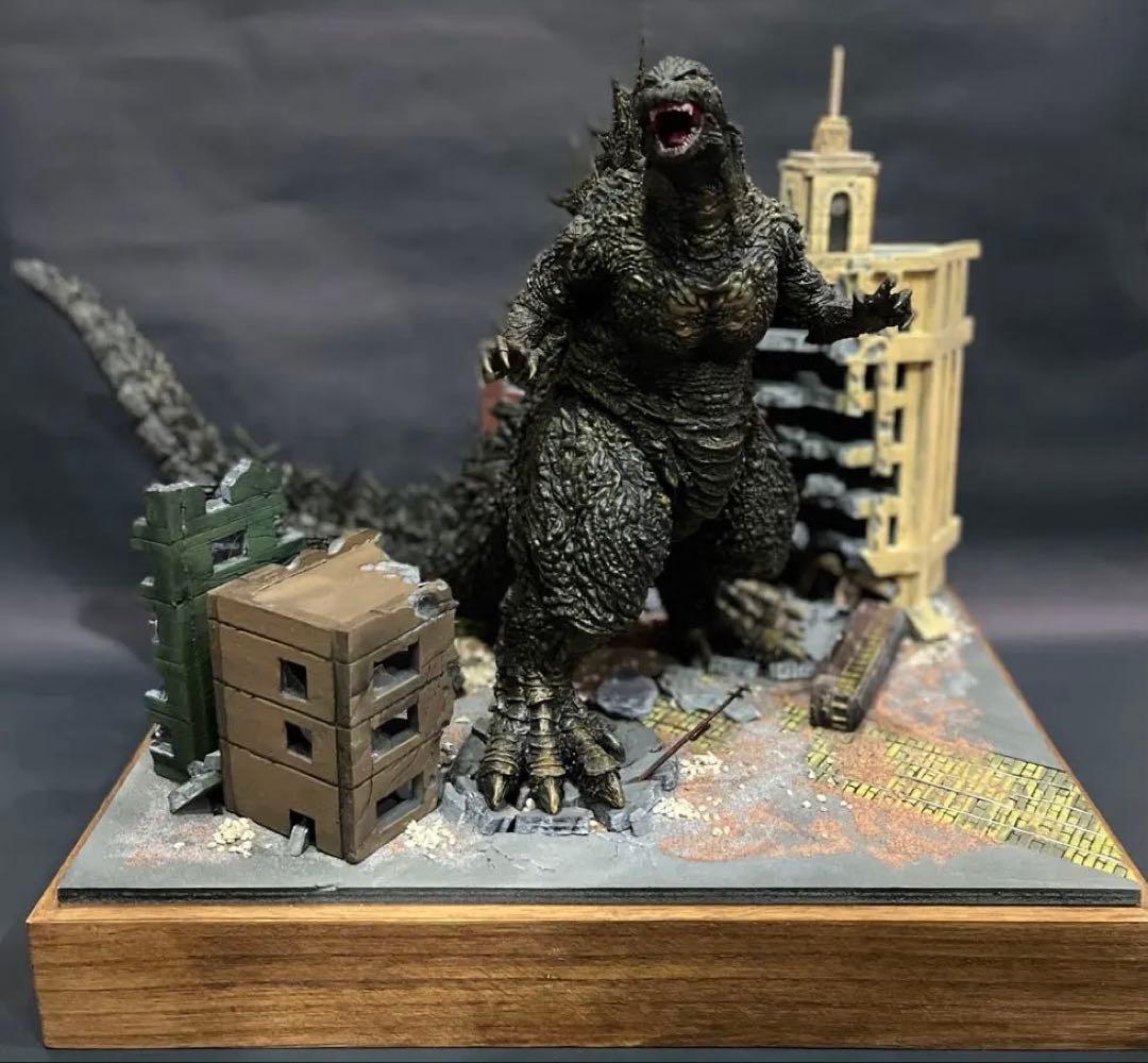 ゴジラ-1.0 銀座襲撃ジオラマ《改良版》 一番くじA賞対応 - メルカリ