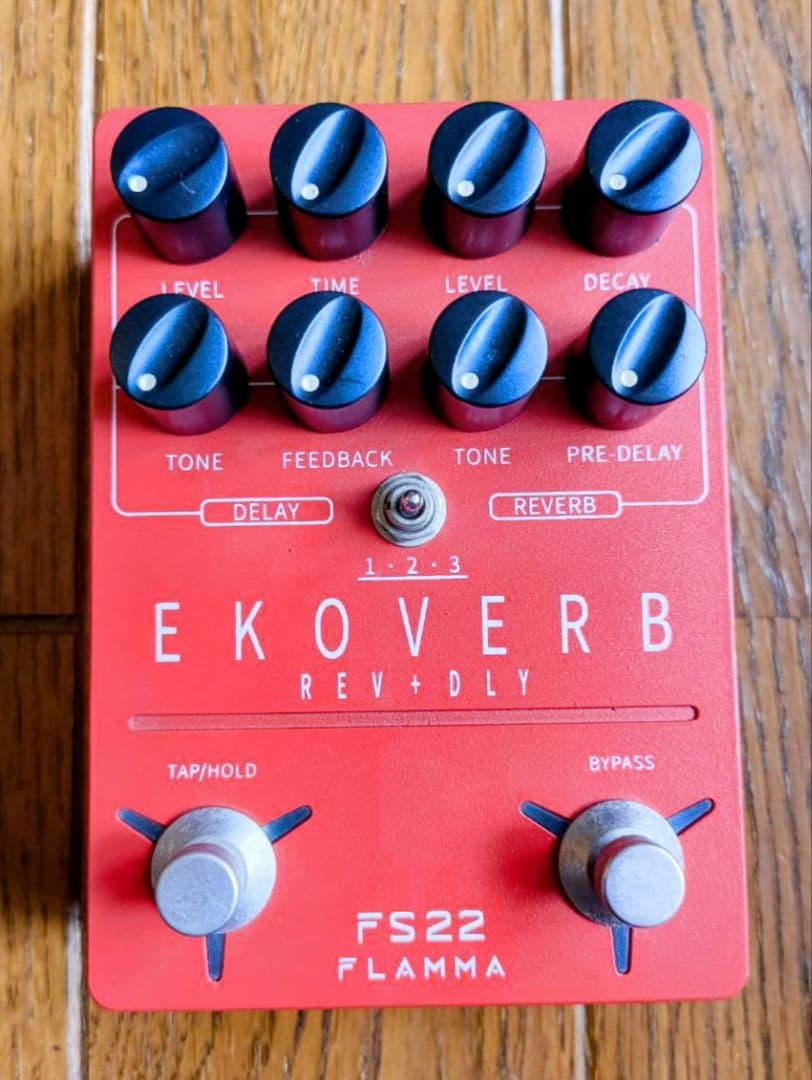 Flamma FS22（Ekoverb）ギターエフェクター FLAMMA FS22 Ekoverb Guitar Stereo Dual Reverb Delay Effects Pedal