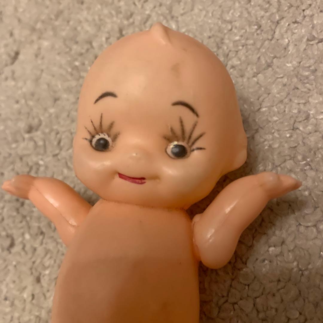 キューピー人形 刻印あり 昭和レトロ ビニール製 キューピーちゃん