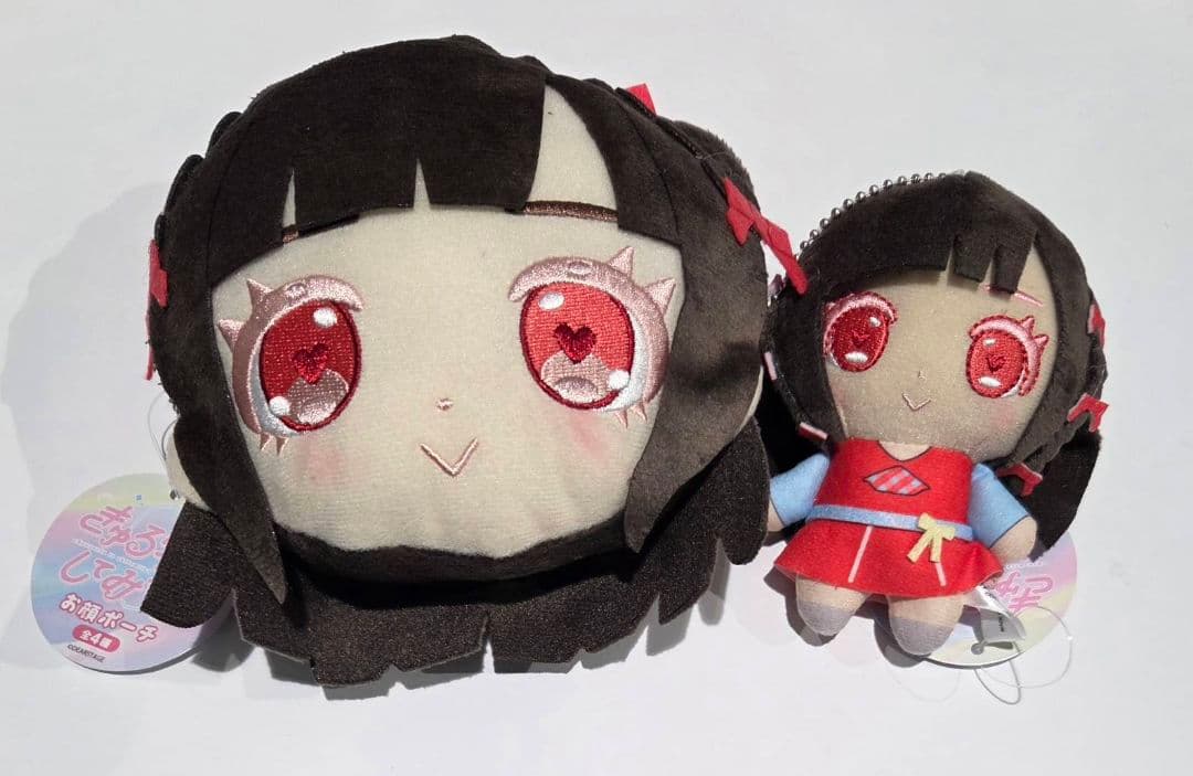 きゅるりんってしてみて ボイスマスコット お顔ポーチ 逃げ水あむ