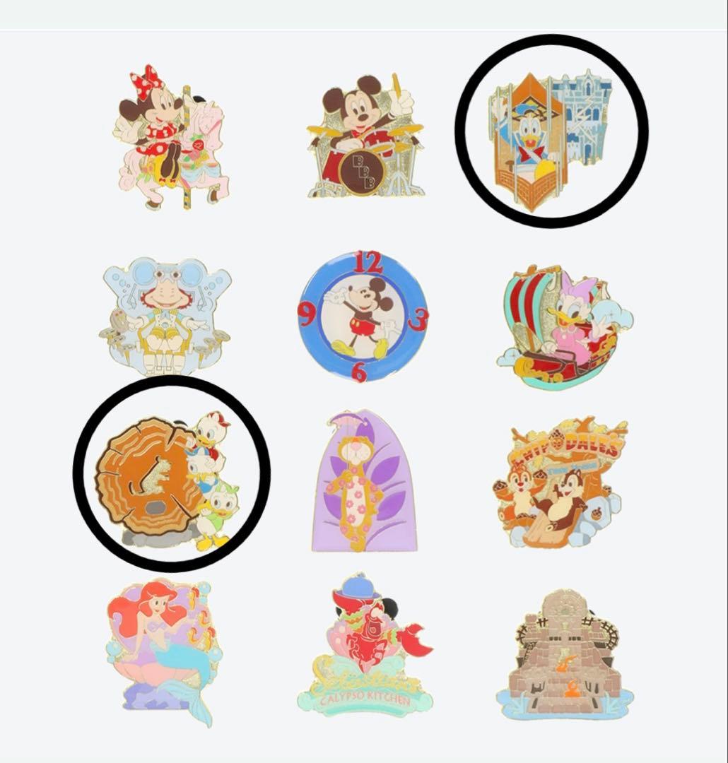 東京ディズニーリゾート ピンバッジ コレクション VOL3 2個セット