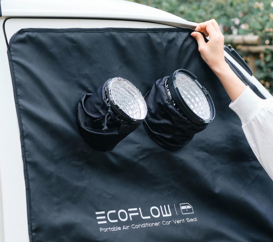 EcoFlow Wave 2 / 3 用窓シート【新品未使用・未開封】 ECOFLOW 即納 (エコフロー) 窓シート (マグネット式) 車中泊 キャンプ