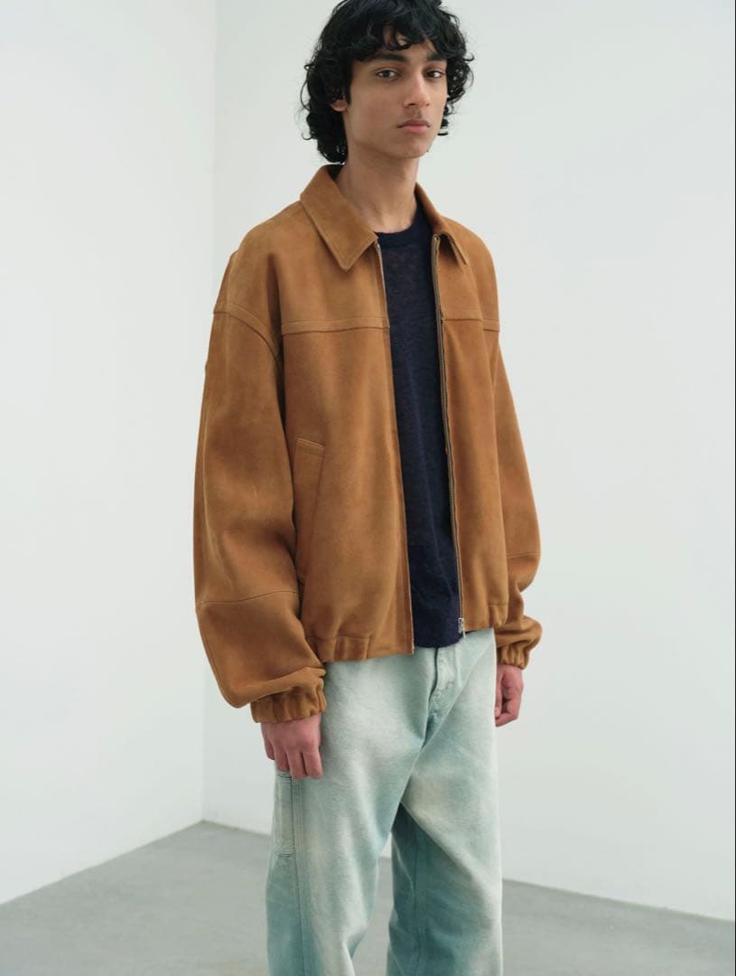 AURALEE LAMB SUEDE ZIP BLOUSON サイズ3 - メルカリ