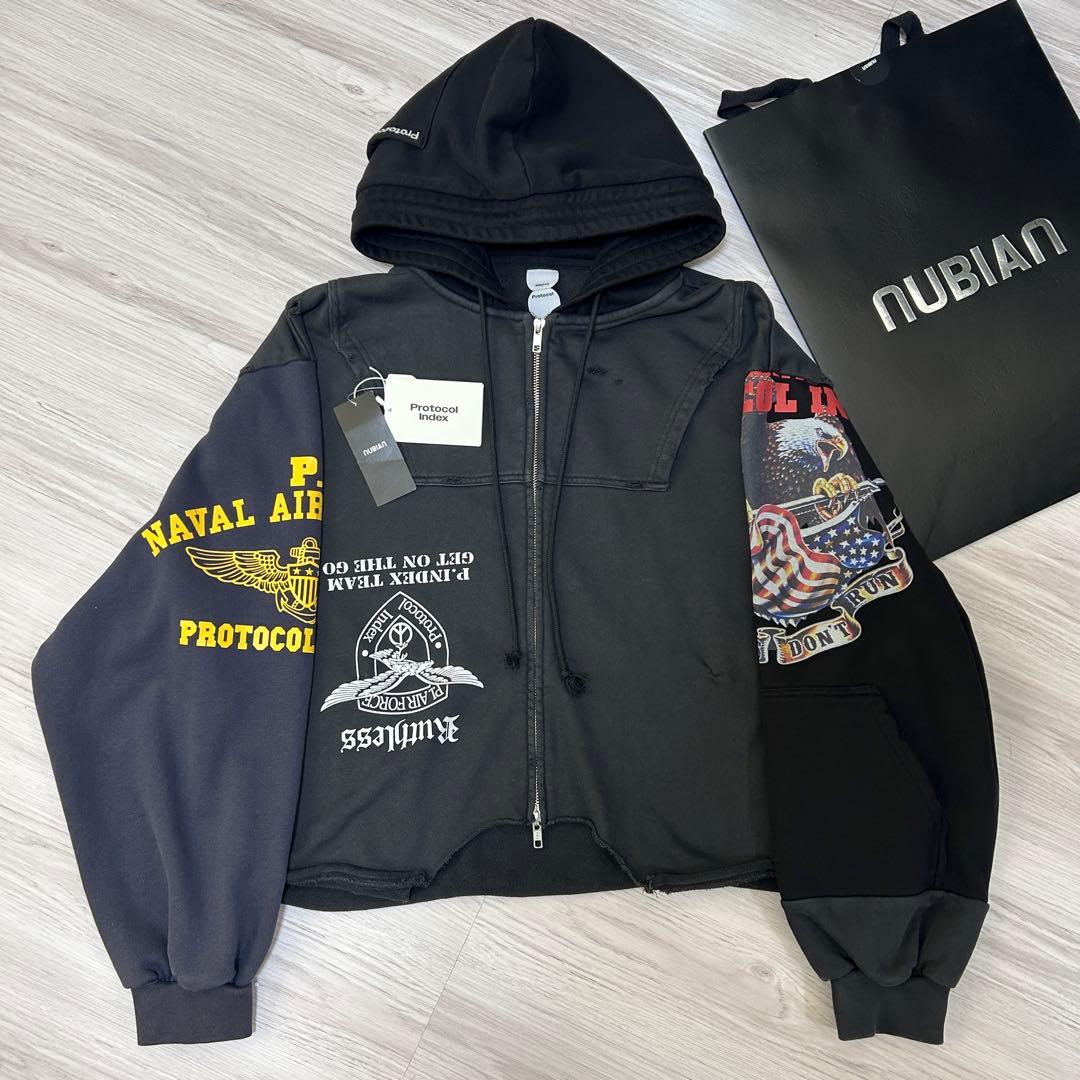 PROTOCOL INDEX PROJECT G/R ZIP HOODIE - メルカリ