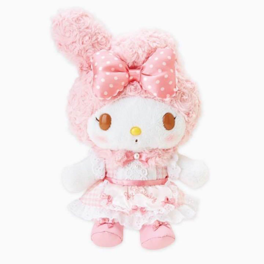 マイメロディ スイートラブリー ぬいぐるみ マスコット おめかし ロリータ 希少