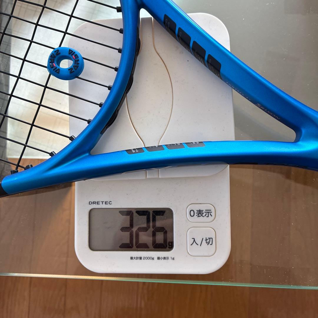 最終値下げ】 美品 ダンロッFX500ツアー G2 ガット張り替え済