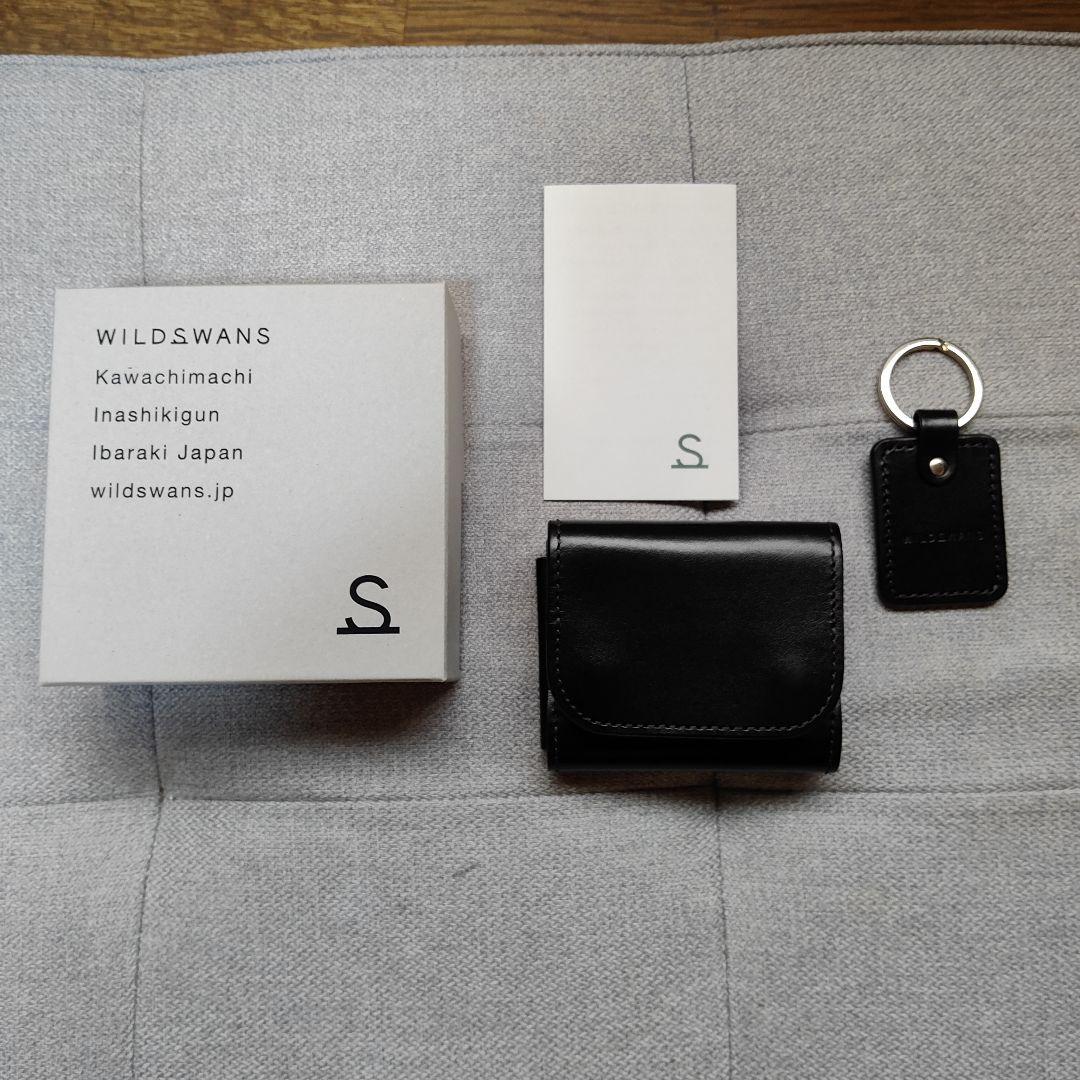 WILD&SWANS ブラック 　ステラ WILD SWANS（ワイルドスワンズ）STELLA（ステラ）ミニ3つ折り
