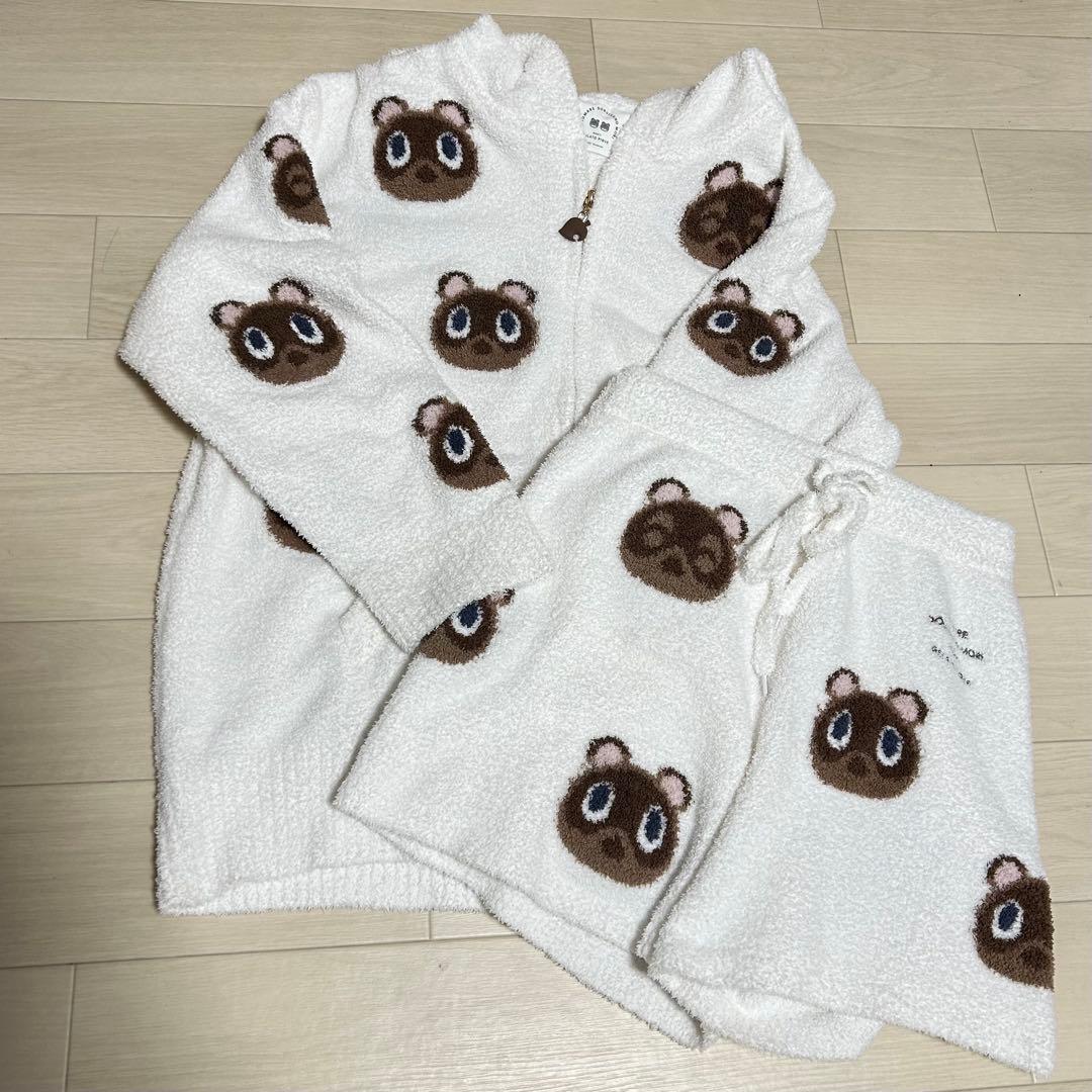ジェラートピケ　どうぶつの森　パジャマ　上下セット ジェラート ピケ×『あつまれ どうぶつの森』“ちゃちゃまる”なりきり