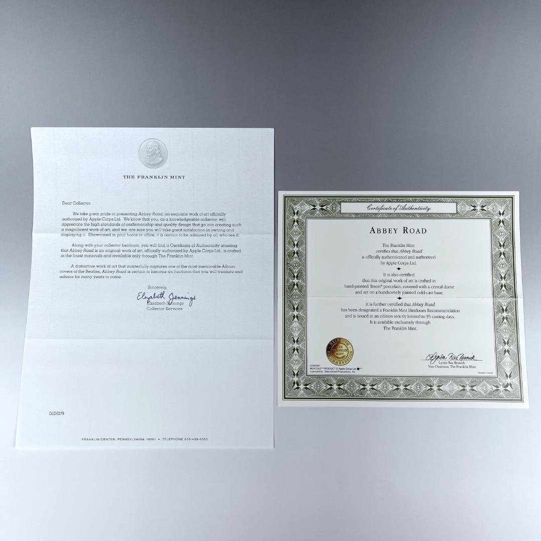 ビートルズ フランクリンミント オルゴール アビイ・ロード Abbey Road