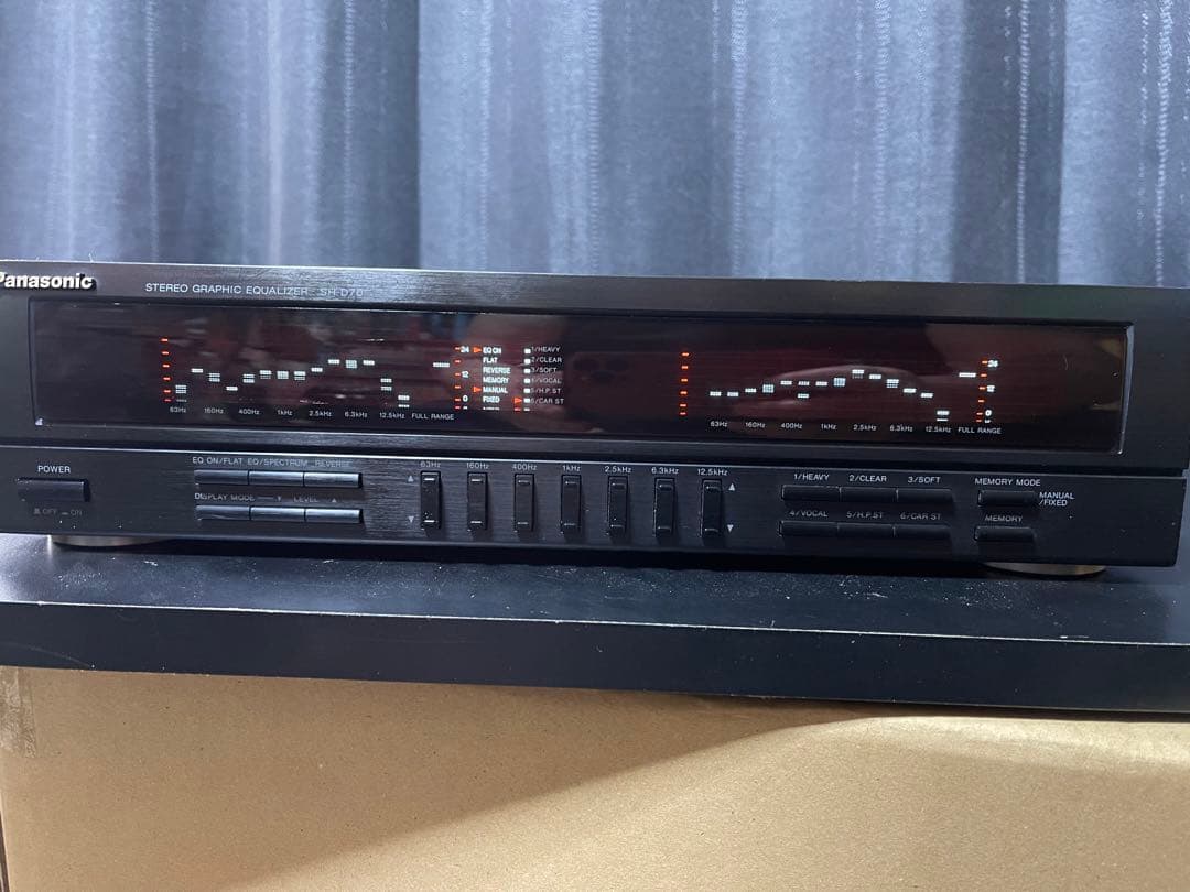 美品』 Panasonic SH-D70 グラフィックイコライザー - メルカリ