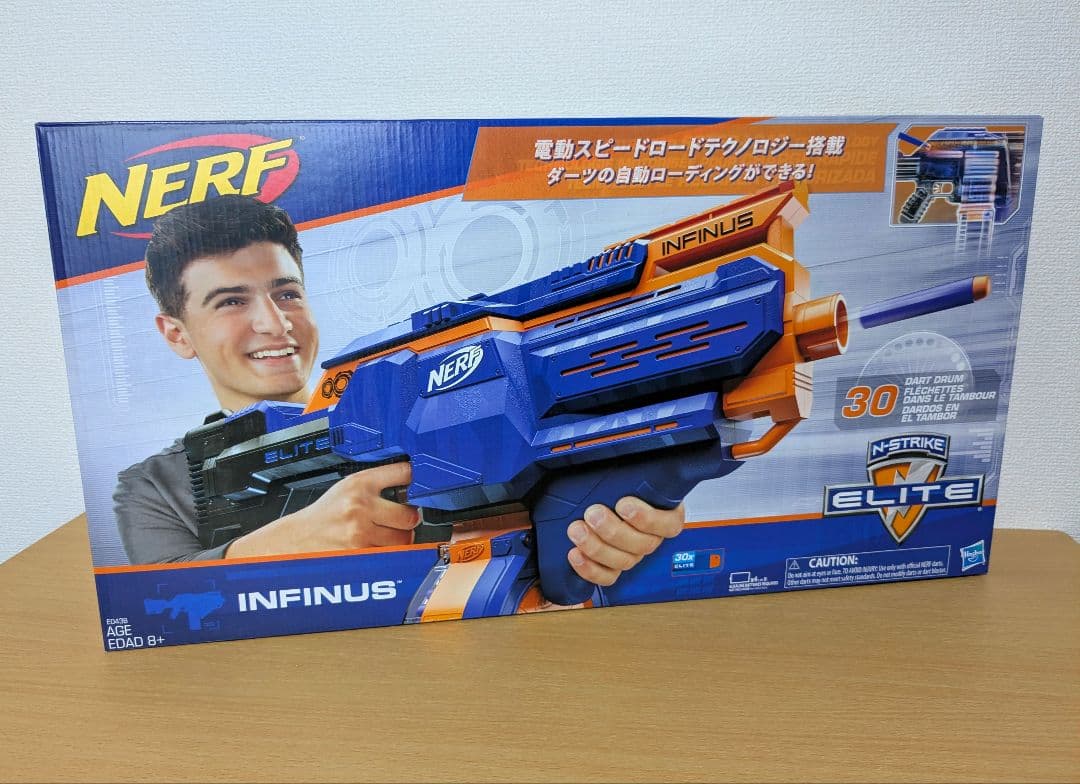 【新品未開封】ナーフ N-ストライク エリート インフィニス ナーフ初の自動ローディング電動ブラスター『インフィニス』がお買い得