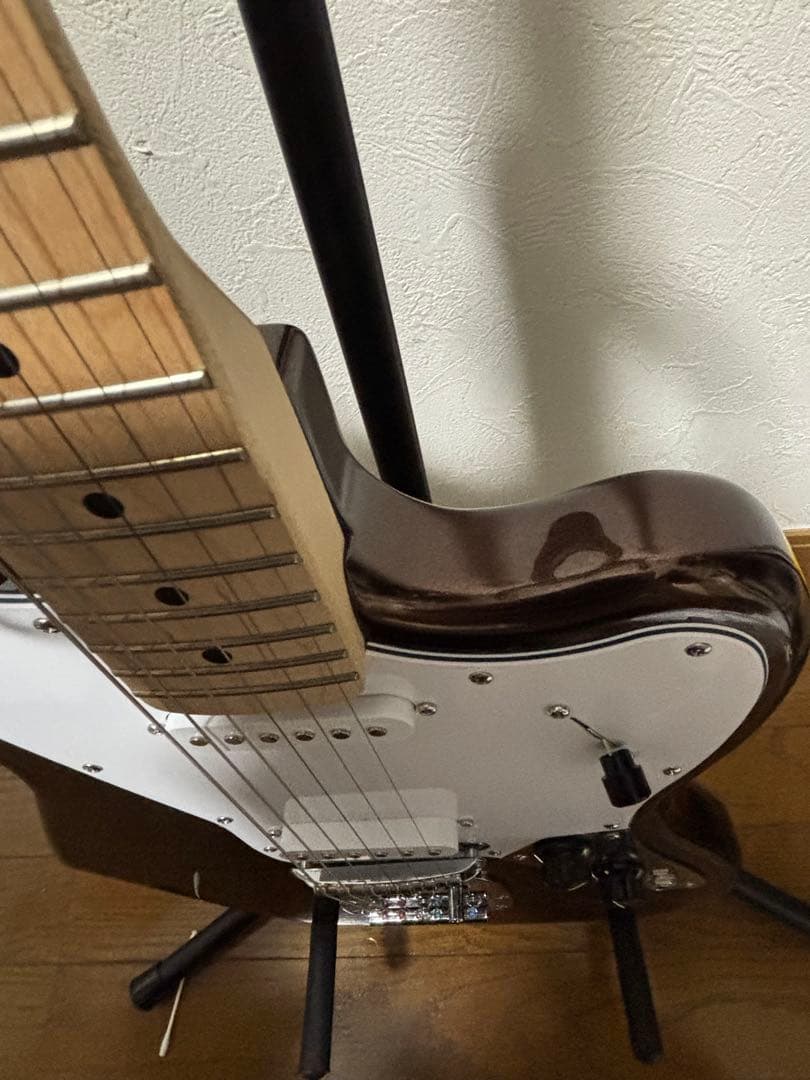 Squier Affinity Series Jaguar メタリックブラウン