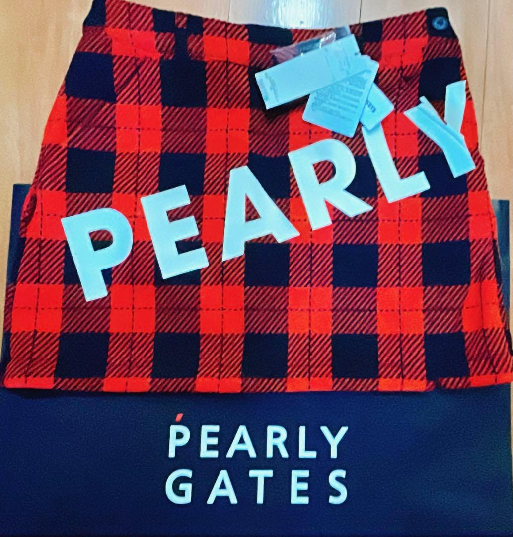 パーリーゲイツ レディース BIGロゴ×チェックスカート サイズ2 - メルカリ