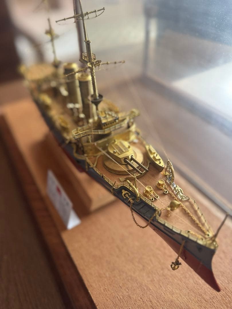 ⚪️戦艦「三笠」 模型 日露戦争時 連合艦隊の旗艦 歴史的 記念艦 三大記念艦