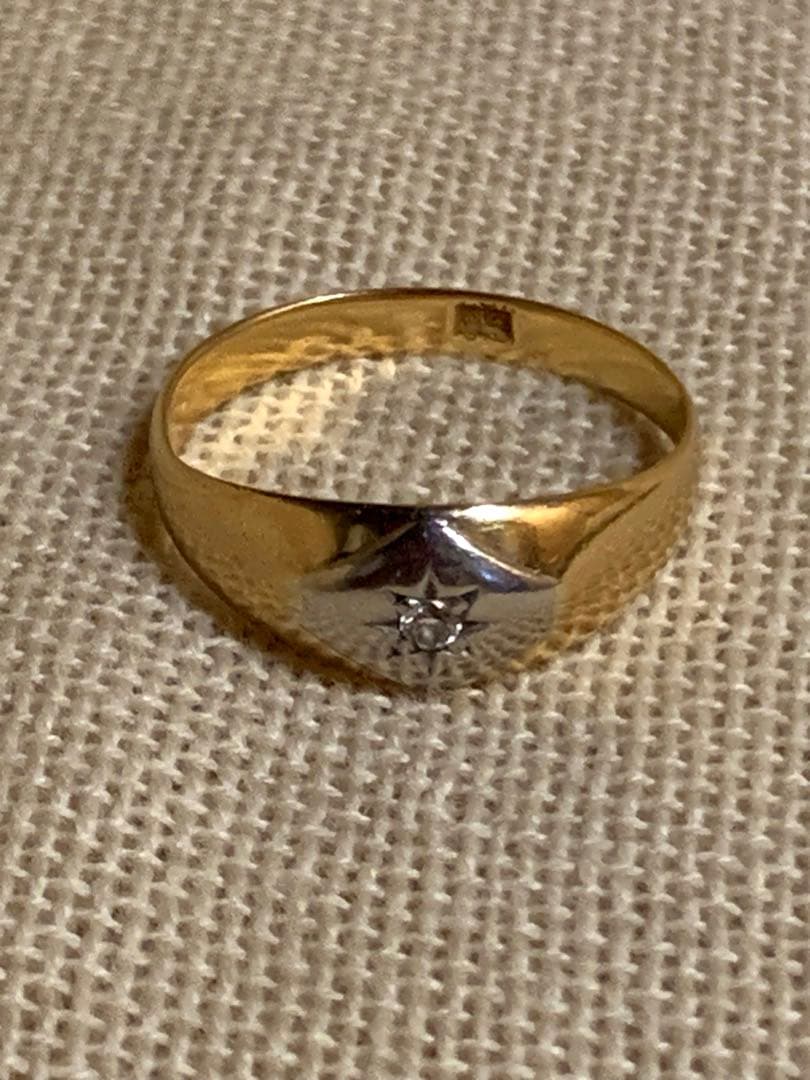 アクセサリー 18K Women's Ring with Diamonds r-026-sn1.jpg