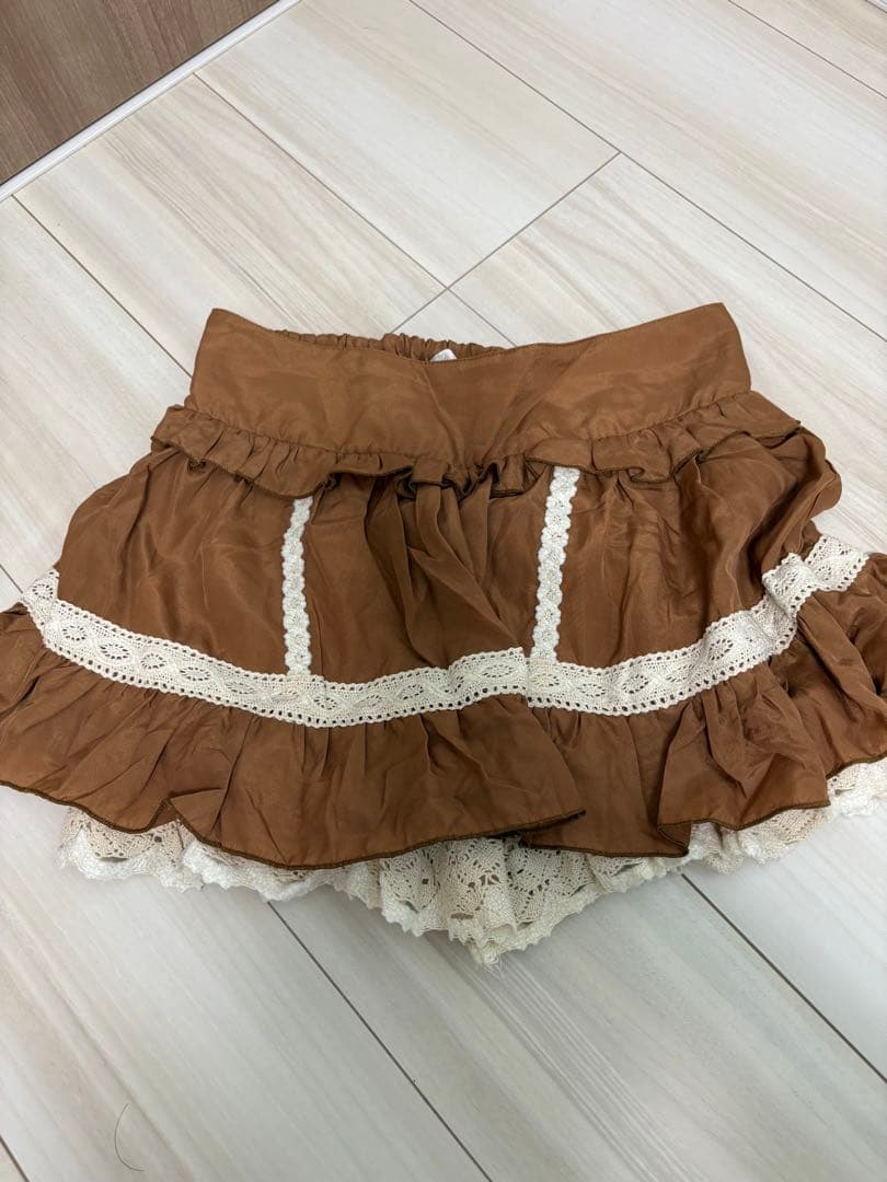 LIZLISA ミニキュロット フェアリーグランジ 森ガール y2k 平成ギャル ベルトフェアリーグランジ y2k 平成ギャル 森ガール マクブリング