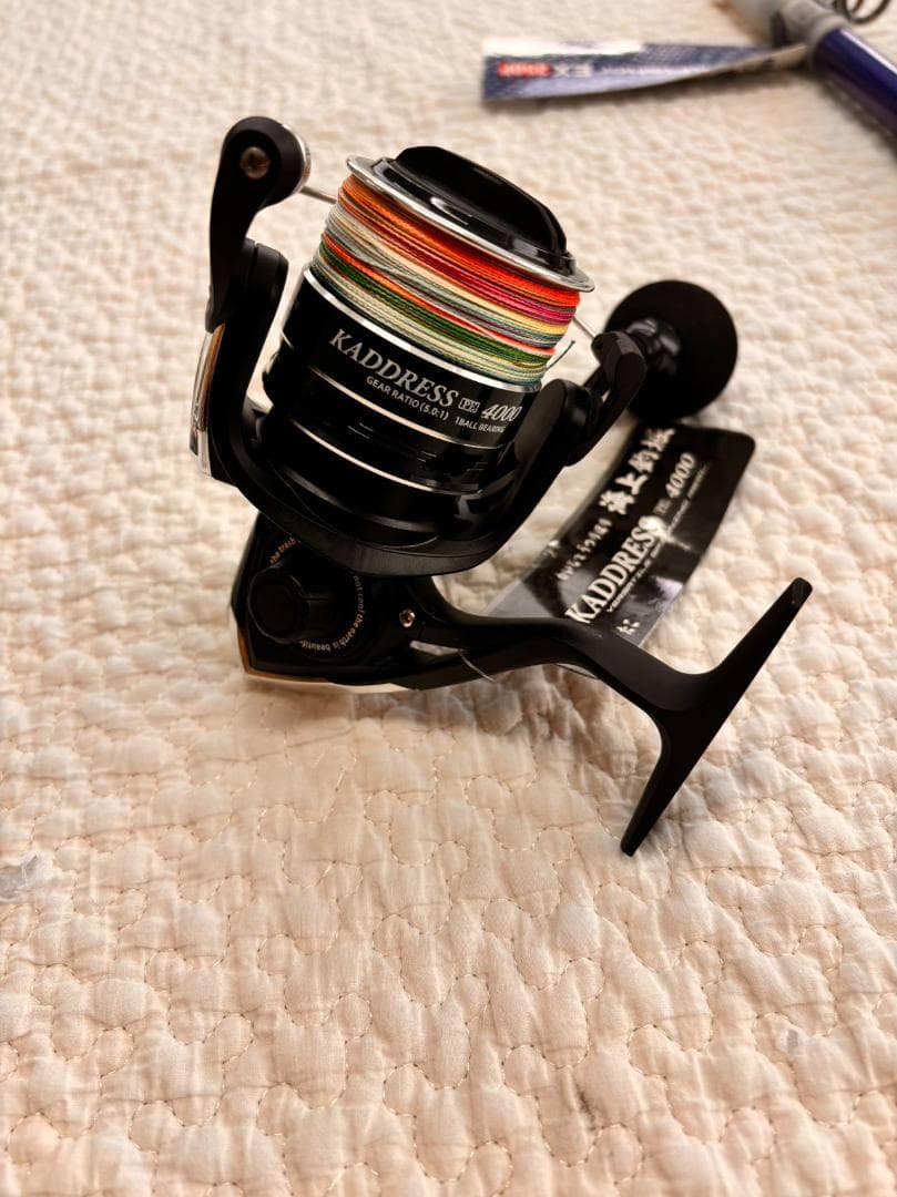 海上釣り堀ロッド リールセット　3.5m　真鯛から青物まで対応 振り出し竿