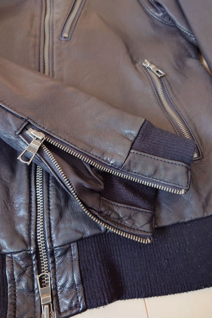 上野商会 本革 シングルライダース Lサイズ 山羊革の通販はau PAY