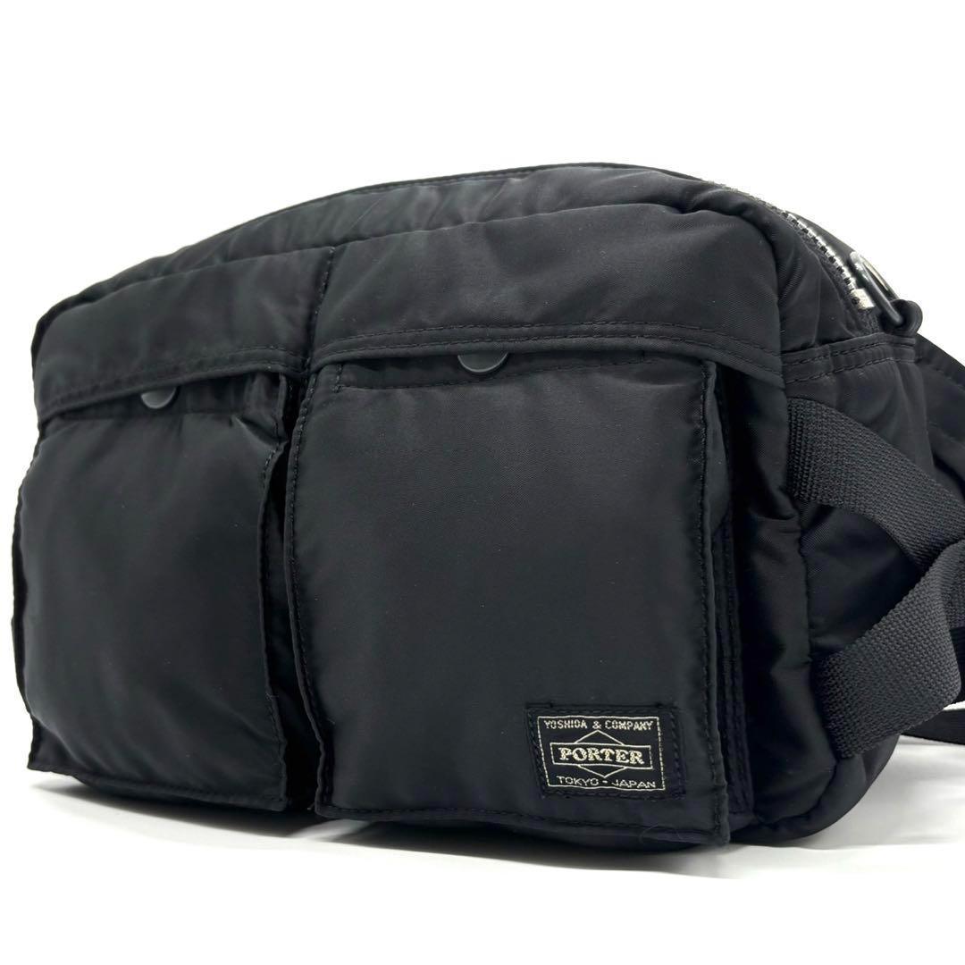 ◯PORTER◯未使用級 ボディバッグ タンカー ブラック ナイロン 廃盤