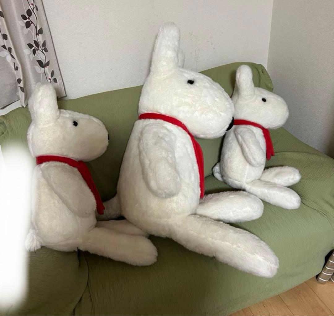 りさとガスパールのりさのぬいぐるみのセット（全長75.85.120センチ）