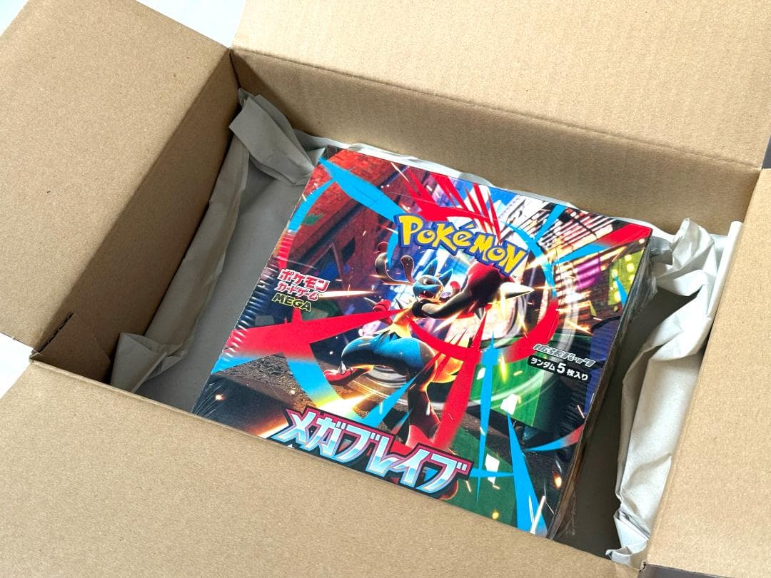 即日発送】ポケモンカード メガブレイブ シュリンク付き 未開封BOXの