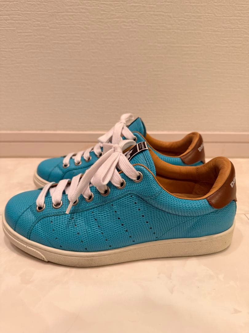 DSQUARED2 レザー スニーカー パイソン サイズ40 ディースクエアード