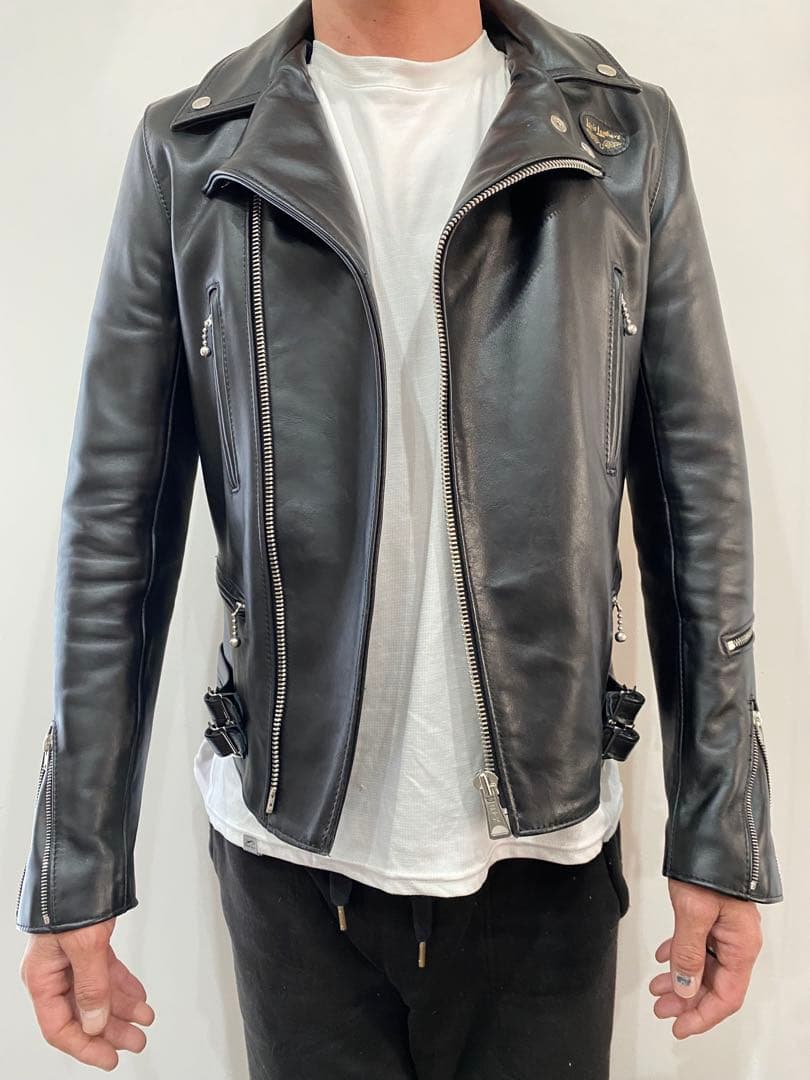 Md Tokyo 様専用Lewis Leathers ライトニング ブラック38 - メルカリ