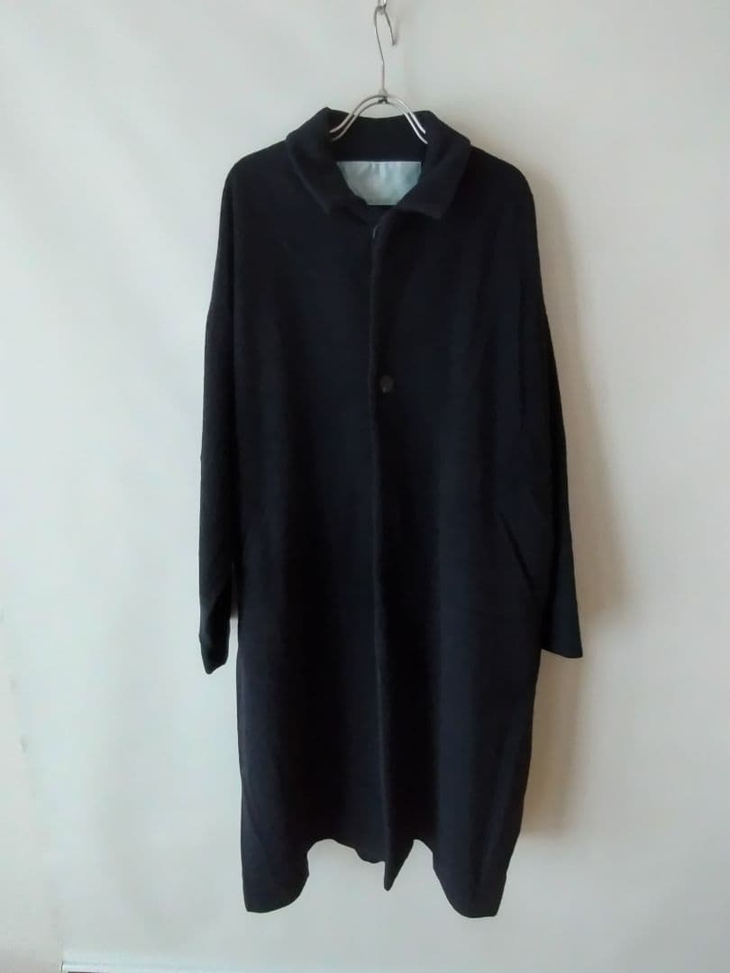 こたつ舟様専用Dulcamaraドゥルカマラ ウールロングコート ネイビーカラー