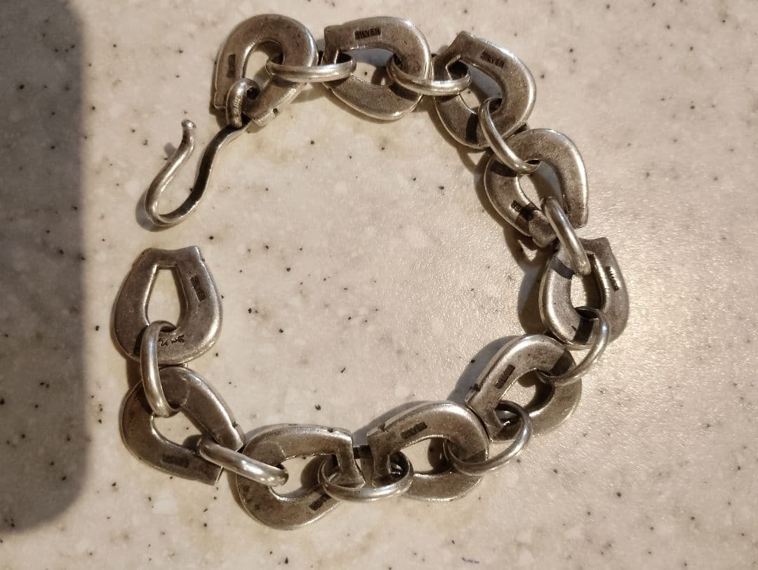 す*し様 総重量　47.8g　DRY BONES オールシルバーオールドホースシ