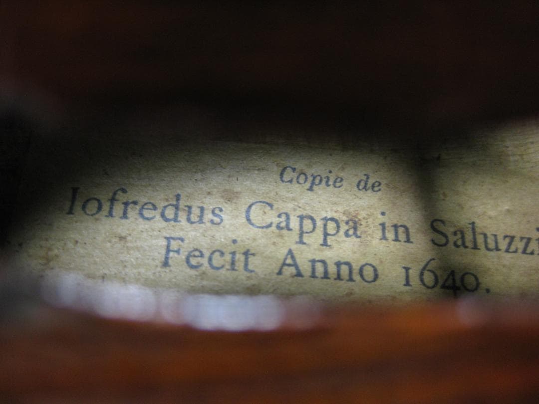 モダンフレンチ7/8】 JTL工房 G.Cappa ca.1890 バイオリン - メルカリ